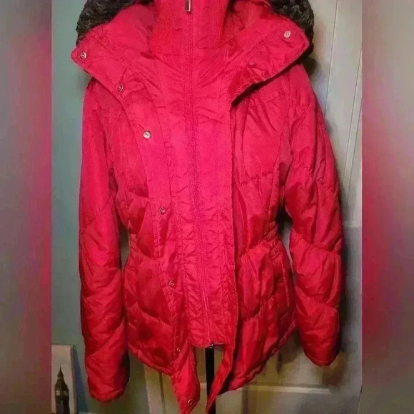 Faded glory puffer jacket with removable hood size medium - Picture 2 of 8